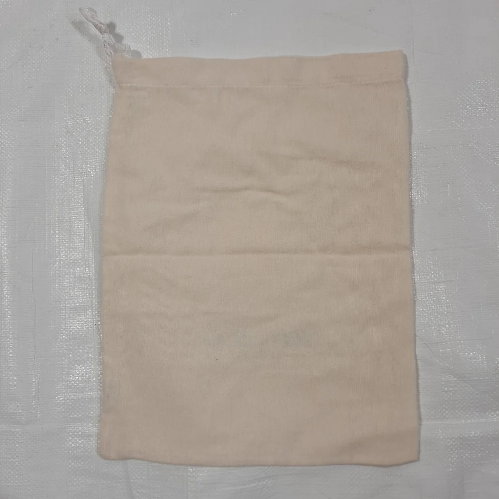 Jimmy Choo Peach Dust Cover Drawstring Pouch Bag